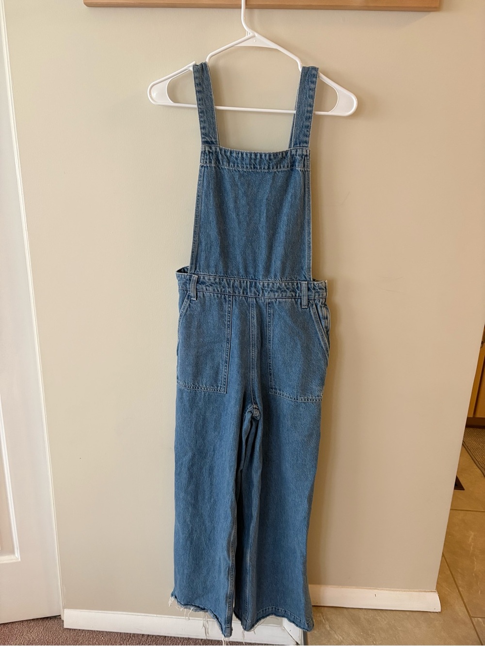 H&M Denim Blue Women's Denim Overalls Jumpsuit